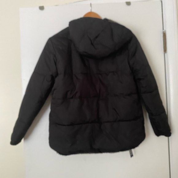 Gap Reversible Sherpa Half Zip hoodie size 12 - Picture 4 of 8